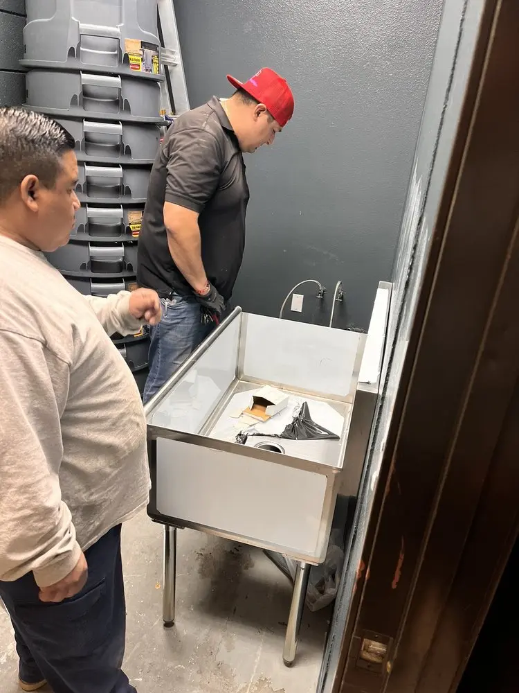 Commercial plumbing and sink installation in Richfield